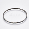 Brass Claw Chain Stretch Bracelets BJEW-T010-01B-01-2
