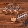 Empty Small Glass Cork Bottles AJEW-WH0035-03-3x6cm-8