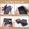 Kraft Paper Drawer Box CON-YW0001-03A-B-4