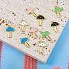 10Pcs 5 Colors Brass Enamel Pendants KK-SZ0004-01-4