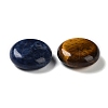 Natural Mixed Gemstone Flat Round Palm Stones G-M416-11-3