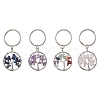 Natural & Synthetic Mixed Stone Keychain KEYC-JKC00814-1