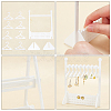 Acrylic Earrings Display Hanger EDIS-WH0029-34-5