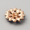 Alloy Rhinestone Shank Buttons BUTT-WH0029-15-2