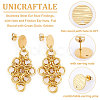 Unicraftale 30Pcs Ion Plating(IP) 304 Stainless Steel Ear Stud Findings STAS-UN0042-95-5