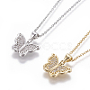 304 Stainless Steel Pendant Necklaces NJEW-E141-08-1