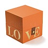 Square Love Print Cardboard Paper Gift Box CON-G019-01C-2