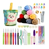 Crochet Kits with Yarn Set for Beginners Adults Kids PW-WG76169-04-1