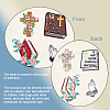 Religion Theme Computerized Embroidery Cloth Iron on Patches PATC-WH0010-20-4