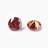 Cubic Zirconia Pointed Back Cabochons ZIRC-WH0001-B08-2