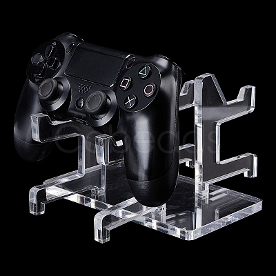 Assembled Acrylic Game Pad Controller Display Stands ODIS-WH0001-27-1