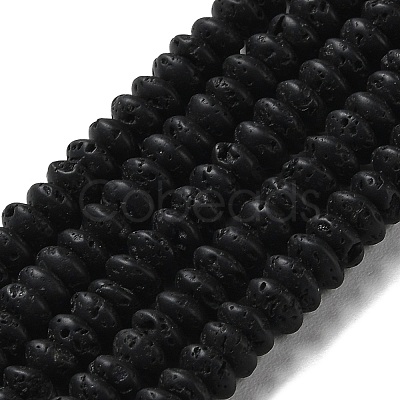 Natural Lava Rock Beads Strands G-Z030-A23-01-1