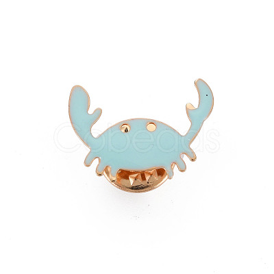 Cute Crab Enamel Pin JEWB-S012-004G-NF-1