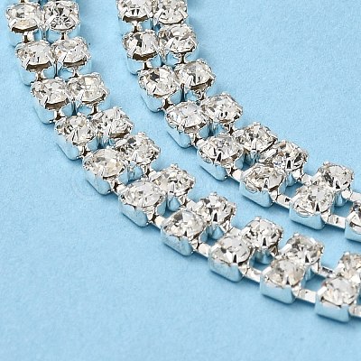 Glass Rhinestone Cup Chains CHC-TAC0001-01A-1