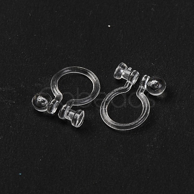 Silicone Clip-on Earring Findings FIND-K019-01C-1