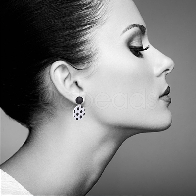 Dangle Stud Earrings EJEW-JE04034-1