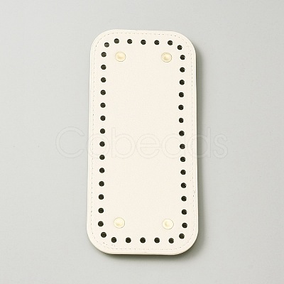 PU Leather Knitting Crochet Bags Nail Bottom Shaper Pad FIND-WH0114-84B-02-1