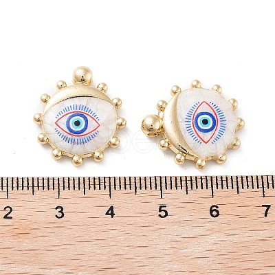 Rack Plating Alloy Enamel Pendants FIND-C050-14G-02-1