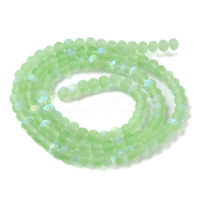 Transparent Glass Beads Strands EGLA-A044-T2mm-MB09-1