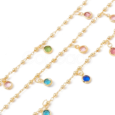 Handmade Brass Ball Link Chain CHC-E025-54G-1