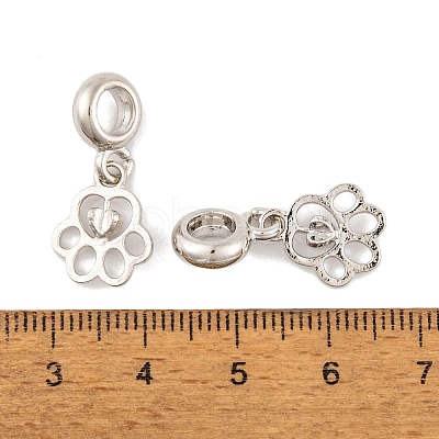 Rack Plating Alloy European Dangle Charms FIND-C055-16P-1