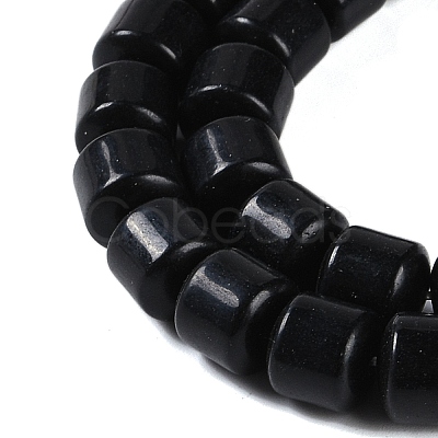 Natural Black Obsidian Beads Strands G-L604-E05-01-1