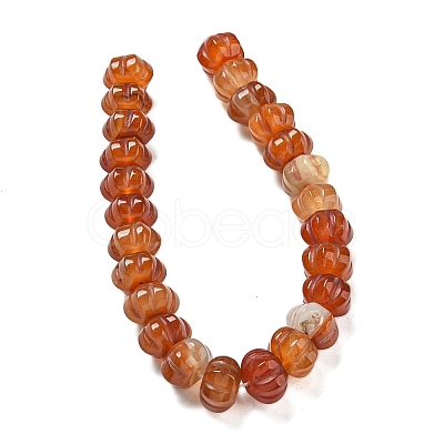 Natural Red Agate Beads Strands G-G142-A17-01-1