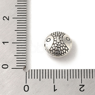 Tibetan Style Alloy Beads TIBEB-L007-50A-AS-1