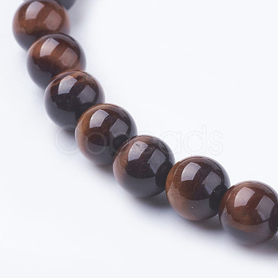 Natural Red Tiger Eye Beads Strands G-C076-6mm-1D-1