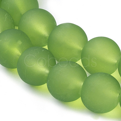 Transparent Glass Bead Strands GLAA-S031-6mm-34-1