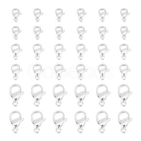 Unicraftale 36Pcs 3 Styles 304 Stainless Steel Lobster Claw Clasps STAS-UN0050-08-1