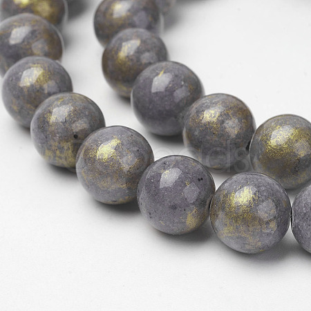 Natural Mashan Jade Beads Strands X-G-P232-01-A-12mm-1