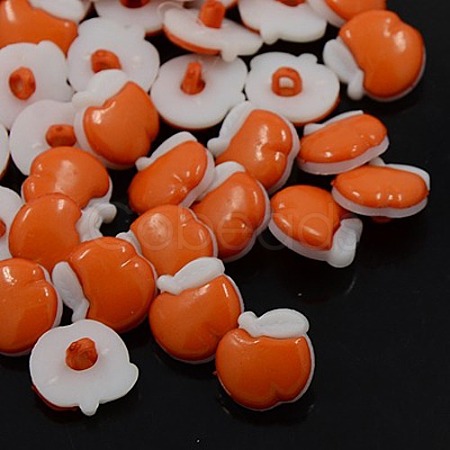 Acrylic Shank Buttons X-BUTT-E012-10-1