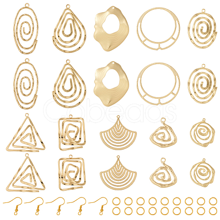 Pandahall DIY Geometry Earring Making Kit DIY-TA0005-30-1