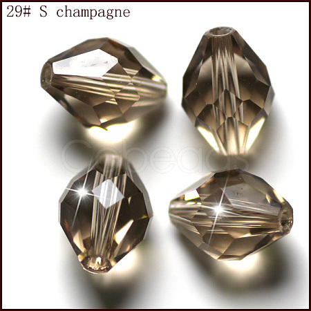 Imitation Austrian Crystal Beads SWAR-F054-11x8mm-29-1