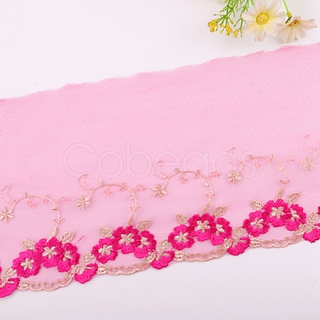 Polyester Lace Trim Ribbons PW-WG82544-04-1-1