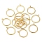 Brass Hollow Pendants, Long-Lasting Plated, Ring, Golden, 29mm, Hole: 2.5mm