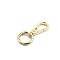 Zinc Alloy Swivel Clasps, Light Gold, 56mm