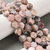 Natural Pink Opal Beads Strands G-P534-A10-02-2