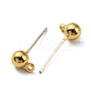Brass Stud Earring Findings FIND-R144-13B-G18-2