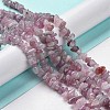 Natural Madagascar Rose Quartz Beads Strands G-O187-01-8