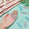 CHGCRAFT 36Pcs 3 Colors Transparent ABS Plastic Bed Sheet Grippers KY-CA0001-36-3