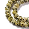 Natural Yellow Turquoise(Jasper) Beads Strands G-K380-A47-04-4