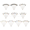 50Pcs 10 Style Garden Theme Iron Head Pins DIY-AB00028-1