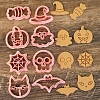 Halloween Plastic Cookie Molds PW-WG8A39C-01-4