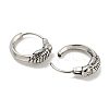 316 Surgical Stainless Steel Hoop Earrings EJEW-D096-13L-AS-2