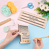 Wooden Knitting Measuring Tools Set TOOL-WH0201-02-3