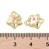 Rack Plating Alloy Enamel Charms FIND-B037-05G-01-3