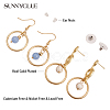 SUNNYCLUE Alloy Stud Earrings and Dangle Earrings EJEW-SC0001-07MG-3
