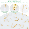 Unicraftale 100Pcs 316 Stainless Steel Earring Hooks STAS-UN0054-46-5